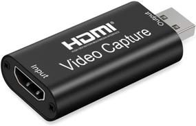 img 4 attached to Карта захвата HDMI высокого качества для игр и стриминга - AV-карта захвата 1080p 60 кадров в секунду, совместимая с Nintendo Switch, PS3/4, Xbox One - идеально подходит для Twitch, YouTube и улучшенного SEO.