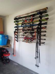 img 2 attached to 🎿 Ski Storage Rack: Convenient Horizontal Wall Organization by StoreYourBoard