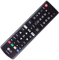 📺 enhanced lg tv remote control: oem akb75375604 for 32lk540bpua & 43uk6250pub with netflix and amazon buttons (renewed) logo