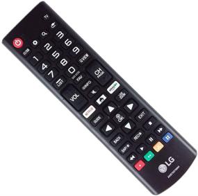 img 2 attached to 📺 Enhanced LG TV Remote Control: OEM AKB75375604 for 32LK540BPUA & 43UK6250PUB with Netflix and Amazon Buttons (Renewed)