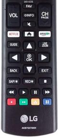 img 1 attached to 📺 Enhanced LG TV Remote Control: OEM AKB75375604 for 32LK540BPUA & 43UK6250PUB with Netflix and Amazon Buttons (Renewed)