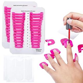 img 4 attached to Пластиковые защитные пленки для ногтей Fingers Pieces