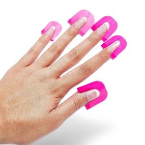 img 2 attached to Пластиковые защитные пленки для ногтей Fingers Pieces