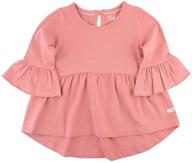 👶 adorable rufflebutts knit top with bell sleeves for baby and toddler girls logo