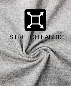 img 1 attached to Stretch Cotton Men's T-Shirt by RAY: Stylish Apparel for Fashionable Shirts