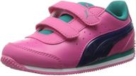 👟 puma kids' speed light up power hook and loop sneaker logo