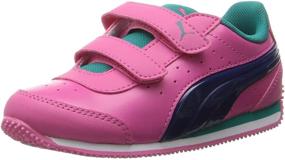 img 4 attached to 👟 PUMA Kids' Speed Light Up Power Hook and Loop Sneaker