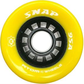 img 1 attached to Atom Indoor Outdoor Wheels Yellow