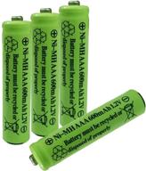 🔋 аккумуляторы nimh для солнечных садовых ламп - aaa 600mah (4 штуки) логотип