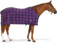 220g fleece sheet in centaur plaid logo