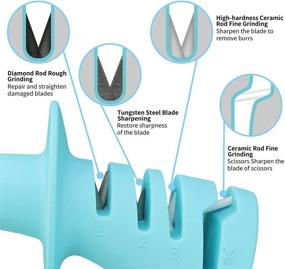 img 3 attached to Kitchen Knife Sharpener Sharpens Use Cut Resistant Kitchen & Dining