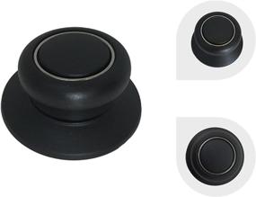 img 4 attached to 🍳 Replace and Upgrade Your Cookware Lid Handle with Melzon Universal Replacement Knob - Heat Resistant, Bakelite Pot Handle in Black with Stylish Silver Lining