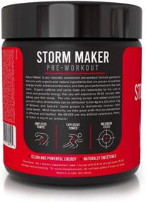 img 2 attached to 🍋 Inno Supps Storm Maker Pre Workout: Раскройте долгосрочную энергию с органическим кофеином и йерба-мате, L-цитрулином, ашвагандхой, Спектром - без искусственных подсластителей! Веганский и кето-дружелюбный! (Pink Lemon Rush)