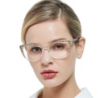 👓 occi chiari women reading glasses cat-eye nerd with multiple strength options (0, 1.0, 1.5, 2.0, 2.5, 3.0 to 6.0) logo