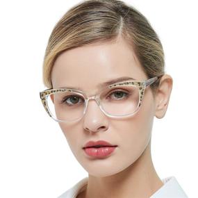 img 4 attached to 👓 OCCI CHIARI Women Reading Glasses Cat-Eye Nerd with Multiple Strength Options (0, 1.0, 1.5, 2.0, 2.5, 3.0 to 6.0)