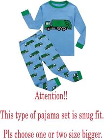 img 3 attached to KikizYe Boys Pajamas: Top-notch Sleepwear for Kids