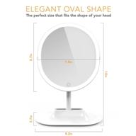 💄 livingpro vanity makeup mirror: upgraded anti-glare led lighting & dimmable touch screen sensor логотип