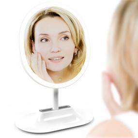img 3 attached to 💄 LivingPro Vanity Makeup Mirror: Upgraded Anti-Glare LED Lighting & Dimmable Touch Screen Sensor