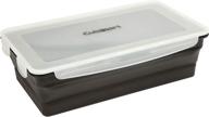 🔽 cuisinart cmt-100 xl collapsible marinade container: convenient and space-saving in black logo