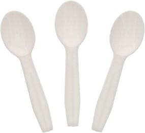 img 4 attached to 🥄 Premium White Taster Spoons - Royal Package of 3000