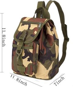 img 3 attached to 🎒 Durable Mochila Military Backpack for Resistant Bookbags & Backpacks