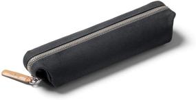 img 3 attached to 🖊️ Bellroy Pencil Case - Slim Zipper Closure Design, Durable Woven Fabric, Holds Pens, Pencils, Cables & Personal Items - Charcoal (Recycled)