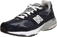 mr993bk black men's shoes by new balance for athletic activities logo