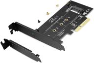 🔌 rivo pci-e райзер: адаптер высокой скорости m.2 pcie ssd к pcie express 3.0 x4 - поддержка nvme/ahci, m-key, совместимость с ssd 2280/2260/2242/2230 логотип