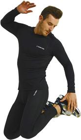 img 1 attached to CARPRATO Wintergear Compression Activewear Baselayer
