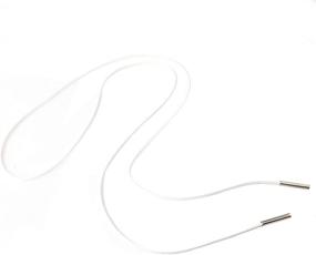 img 4 attached to Handmade Long Elastic Tassel Necklace in Black, 63-Inch - WaMLFac Alloy & Faux Leather