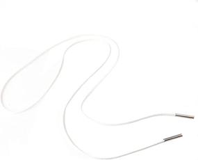 img 1 attached to Handmade Long Elastic Tassel Necklace in Black, 63-Inch - WaMLFac Alloy & Faux Leather