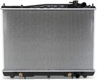 dna motoring oem ra 2215 aluminum radiator logo