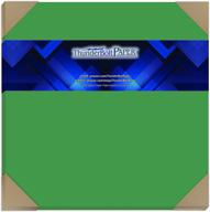 📒 vibrant 12x12 scrapbook album paper: 50 bright green 65lb cover, cardstock - quality printable, smooth surface for colorful results logo