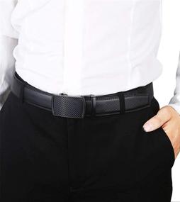 img 1 attached to 👔 Lavemi Leather Ratchet Automatic Men's Belts: Stylish and Sophisticated Accessories