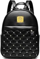 stylish waterproof leather women's handbags, wallets & fashion backpacks: fashionable and practical choices logo