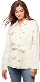 img 3 attached to Sanctuary Womens Trucker Jacket Kestrel Women's Clothing