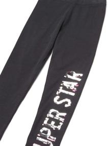 img 2 attached to 🌟 Spotted Zebra 5 Pack Leggings: Starburst Girls' Clothing for Stylish Comfort