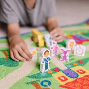 img 2 attached to 🏙️ Melissa & Doug Neighborhood Activity Play Mat - 36 Inches