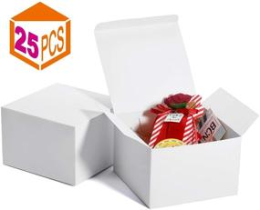 img 3 attached to Удобные коробки для кексов MESHA: 5x5x3 дюйма (25 штук)