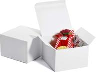 удобные коробки для кексов mesha: 5x5x3 дюйма (25 штук) логотип