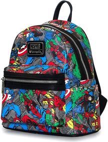 img 2 attached to 🎒 Loungefly Marvel Character Fashion Backpack: Show off Your Superhero Style!