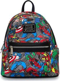 img 4 attached to 🎒 Loungefly Marvel Character Fashion Backpack: Show off Your Superhero Style!