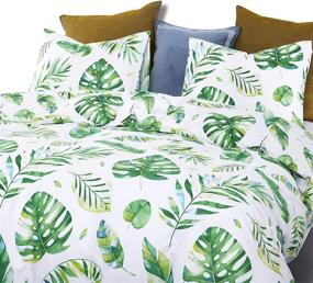 img 1 attached to Wake Cloud Comforter Microfiber Monstera