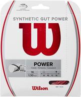 🎾 enhance your tennis performance with wilson synthetic gut power tennis string set - 16 gauge logo