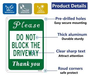 img 2 attached to 🚧 Waterproof Reflective Aluminum Mounting for Driveways - Occupational Health & Safety Products