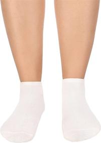 img 1 attached to 🧦 Premium Softsole Cotton Ankle Socks for Men and Women - 6 Pairs of Comfortable No Show Socks in Black, Gray, and White