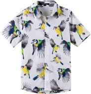 spring gege sleeve hawaiian cartoon boys' clothing - tops, tees, and shirts for improved seo logo