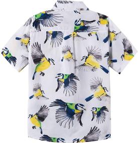 img 3 attached to Spring Gege Sleeve Hawaiian Cartoon Boys' Clothing - Tops, Tees, and Shirts for Improved SEO