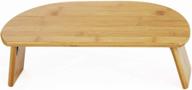 🪔 optimal vipassana and transcendental meditation companion: green eos bamboo ergonomic folding seiza bench logo