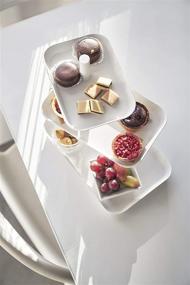 img 1 attached to 🍽️ Yamazaki Home Appetizer Serving Stand Organizer